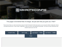 Tablet Screenshot of mikrotikconfig.com